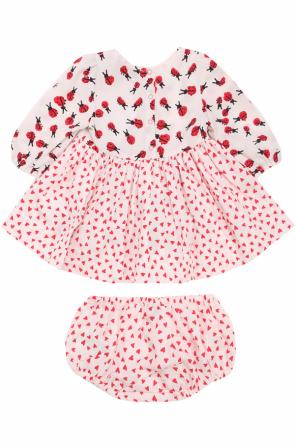 Dress with a pattern including a ladybug and heart motif, zdjęcie 2 Dress with a pattern including a ladybug and heart motif od Stella McCartney Kids